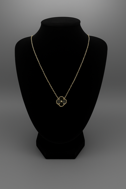 Gold Clover Necklace – 16mm