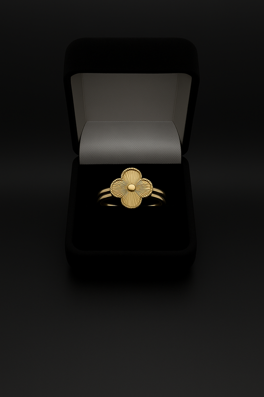 Gold Clover Ring