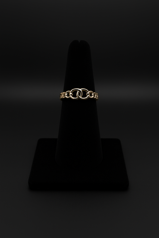 Gold Chain Link Ring