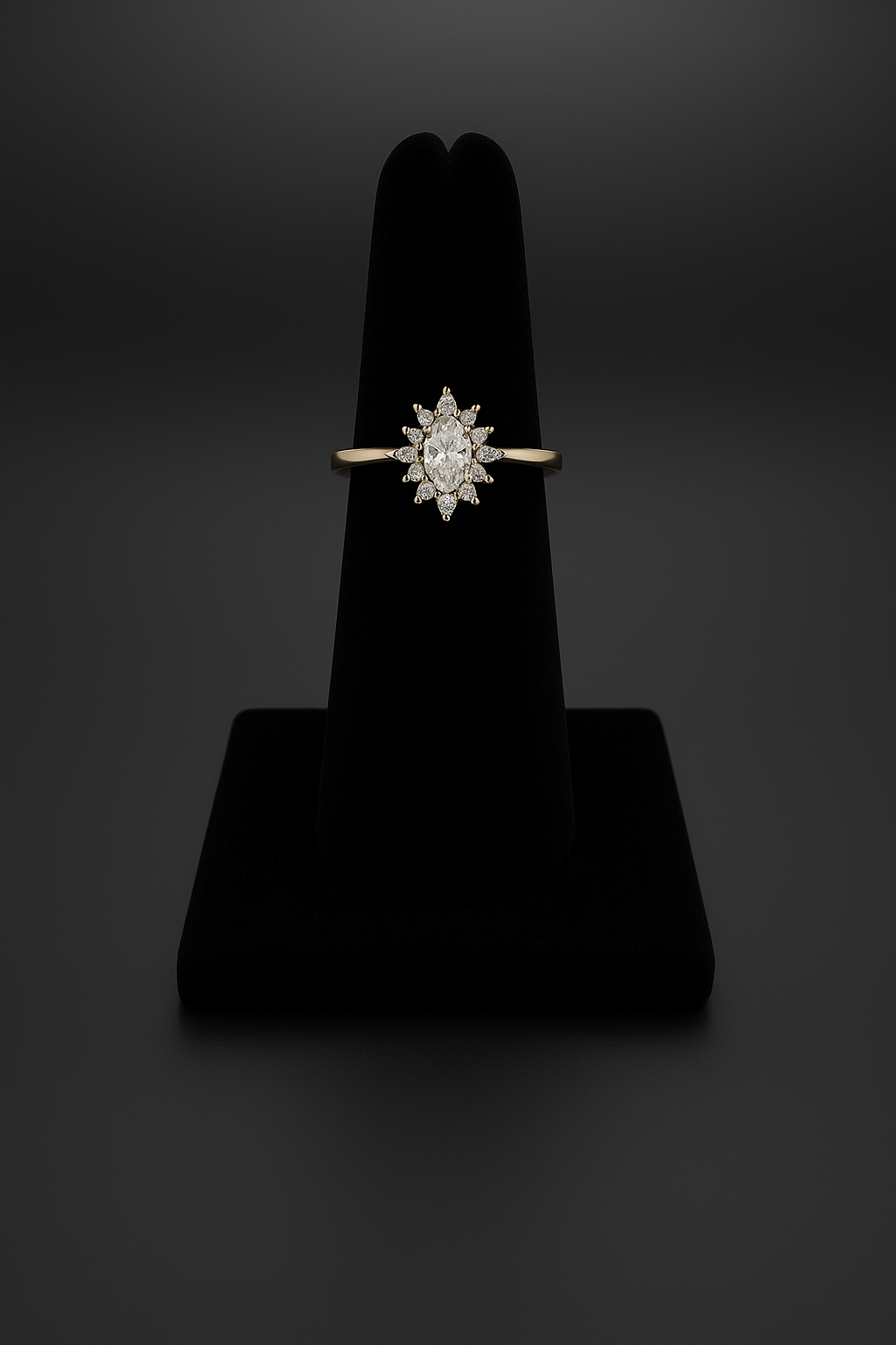 Sunburst Cluster Ring