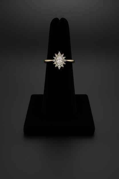 Sunburst Cluster Ring