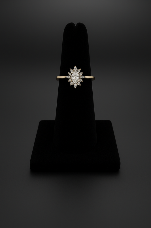 Sunburst Cluster Ring