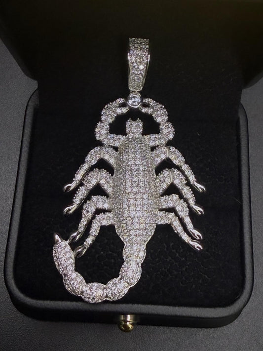 925 Sterling Silver Scorpion Pendant - 9.4g