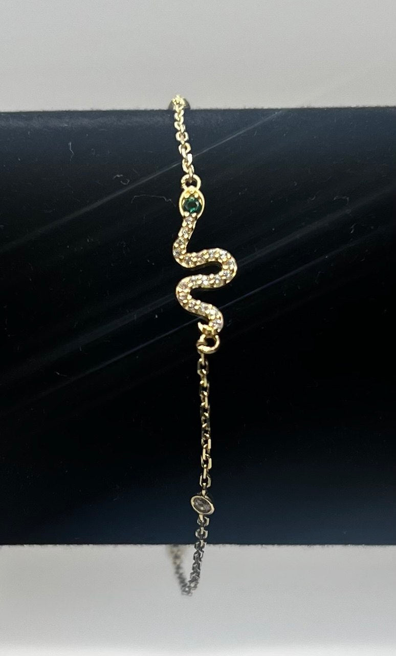 Pulsera Serpiente Dorada