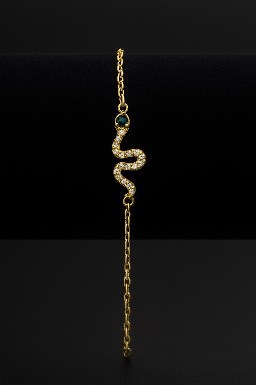 Pulsera Serpiente Dorada