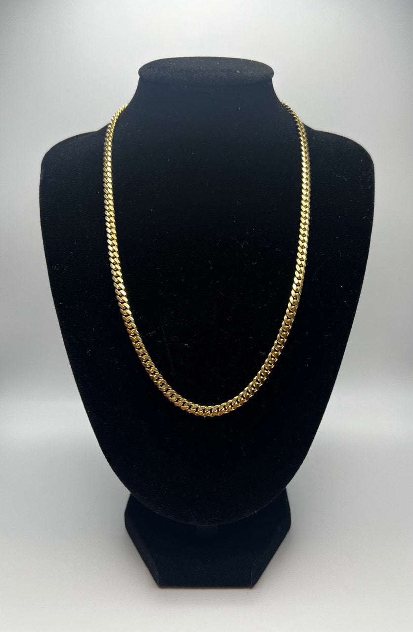 Solid Gold Cuban Link Chain