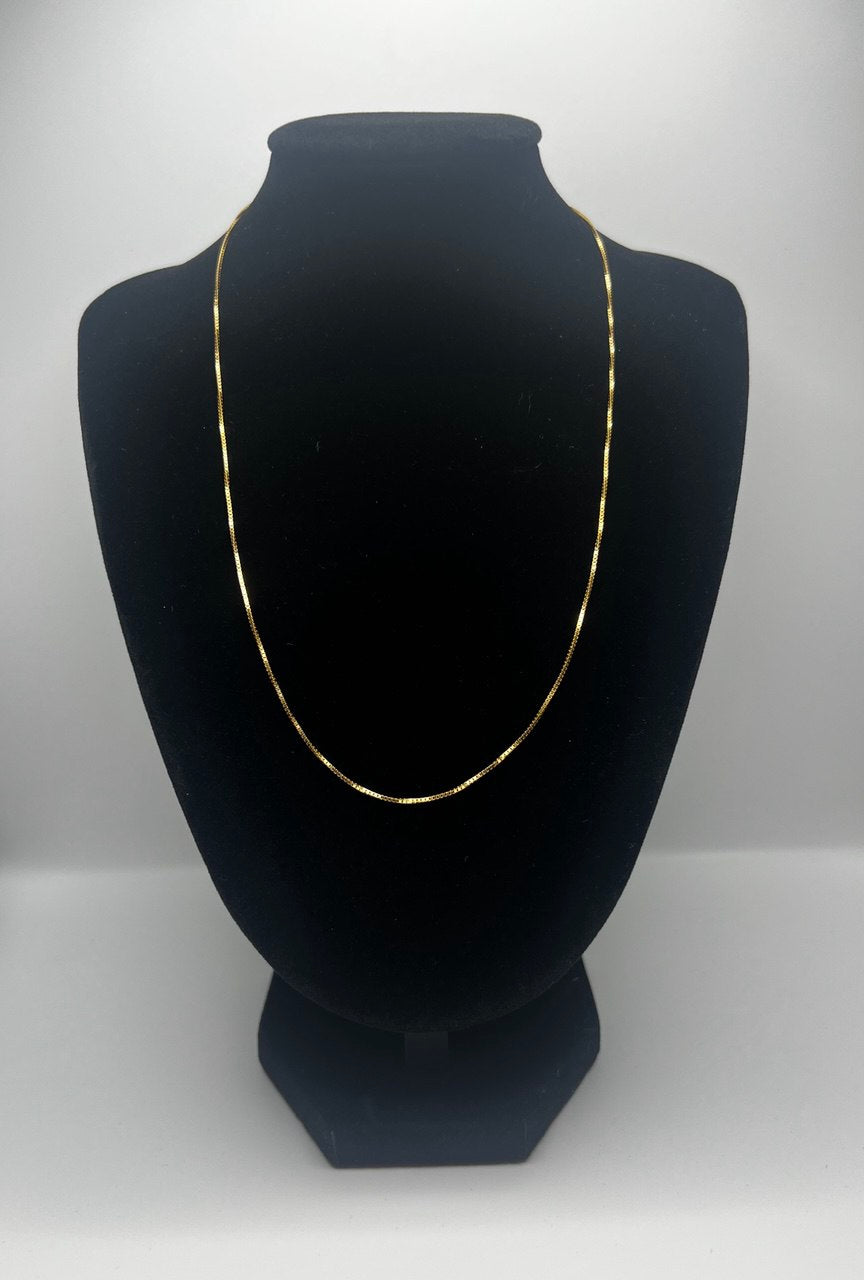 Gold Square-Cut Chain