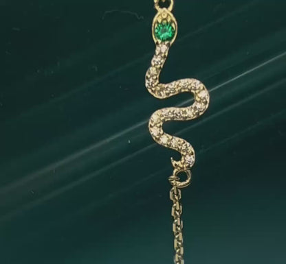 Pulsera Serpiente Dorada